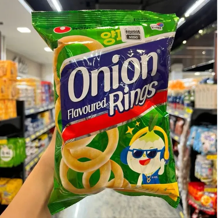 Salgadinho Onion Rings - Anéis de Cebola 